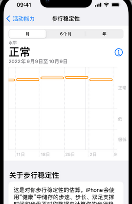 信丰iPhone手机维修如何在iPhone开启'步行稳定性通知'