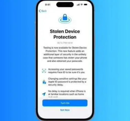 信丰苹果授权维修店分享被盗设备保护功能开启方法 