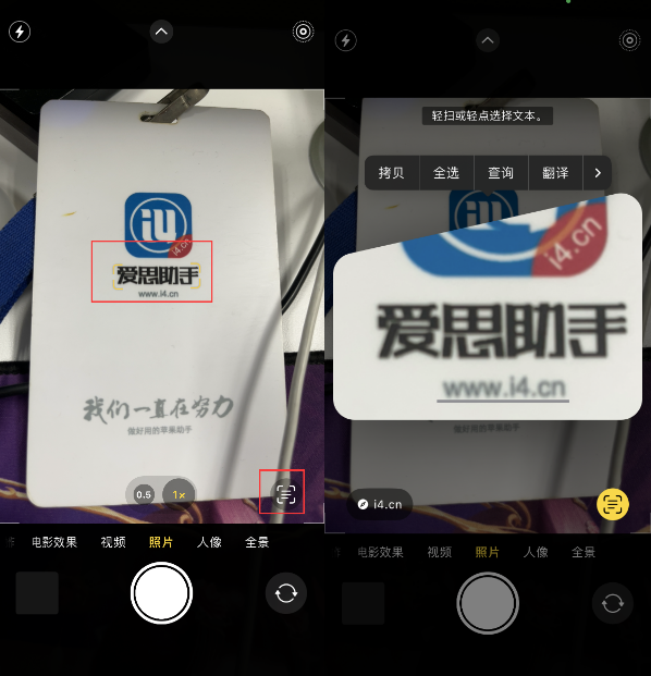 信丰苹果手机维修分享升级iOS 16后如何通过相机翻译文本 