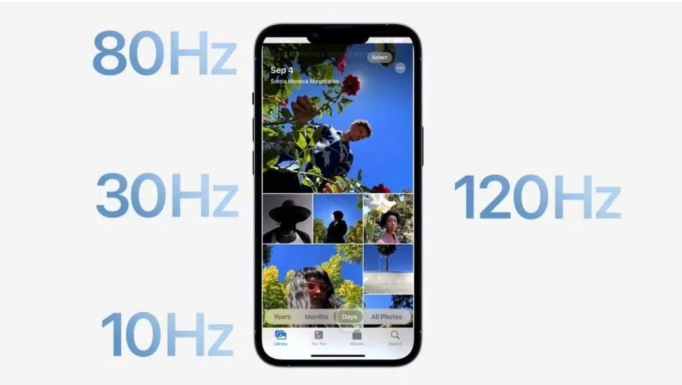 信丰苹果14维修分享iPhone 14有高刷吗 