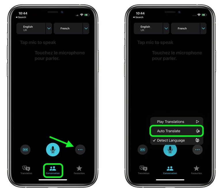 信丰苹果手机维修分享iOS 15 “翻译” App 新改进 